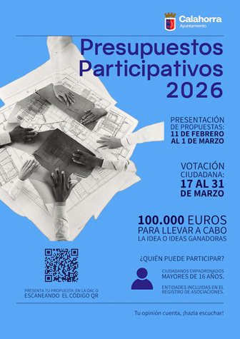 cartel Presupuestos participativos 2026